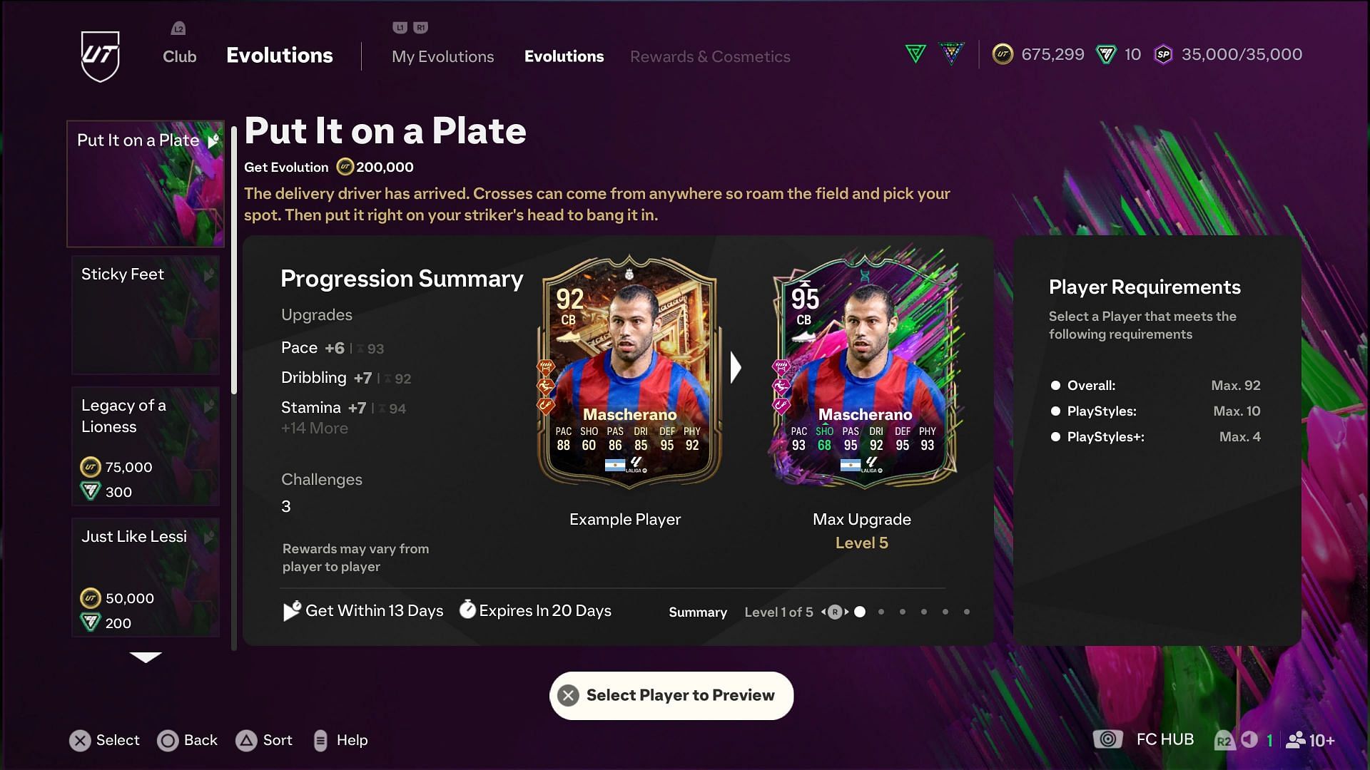 The requirements (Image via EA Sports)